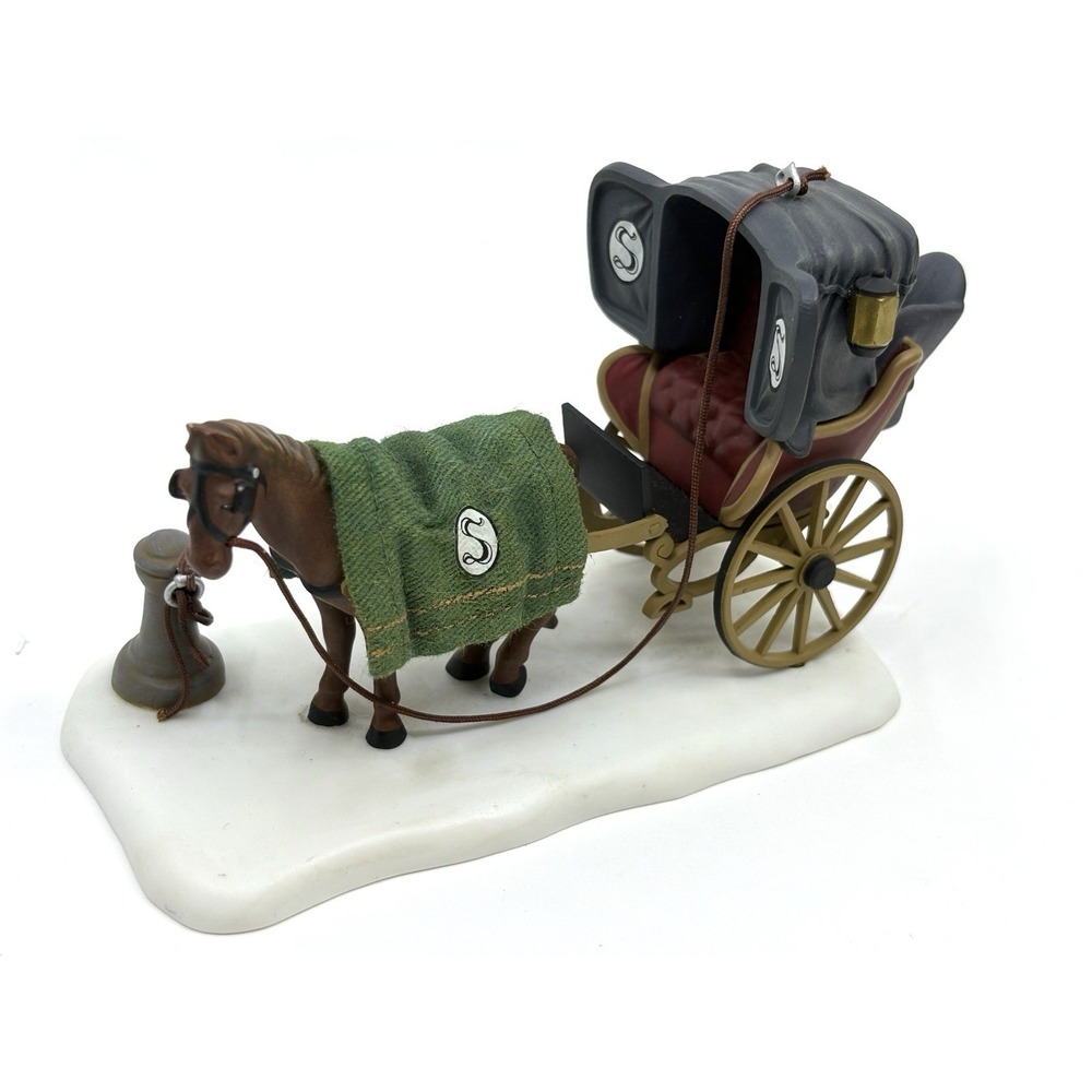 Department 56 Elegant Ride 2001 Horse Carriage Retired Dickens